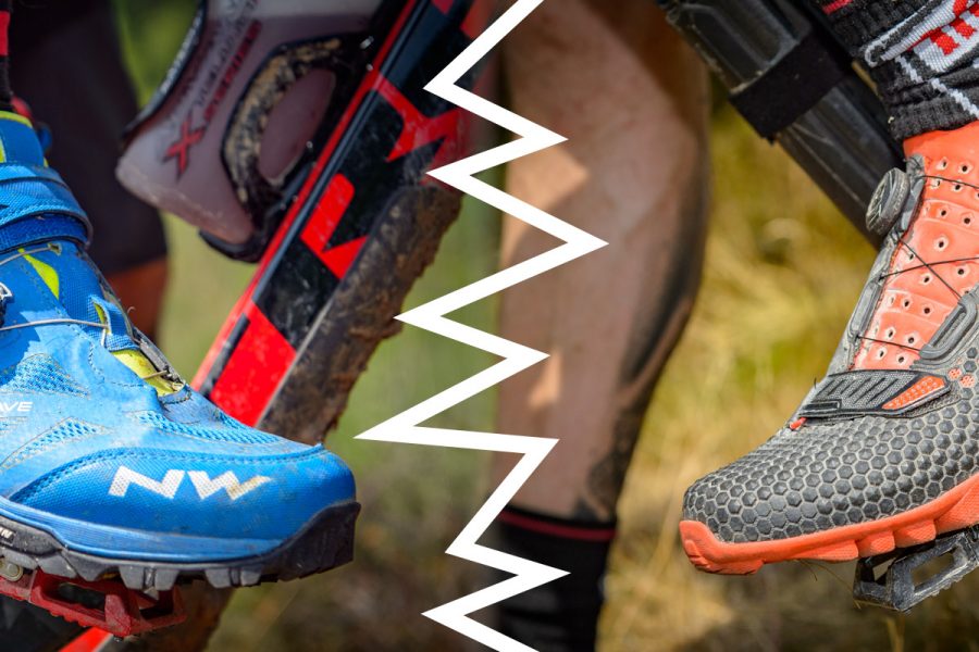Dubbeltest trailschoenen: Bontrager Rhythm MTB versus Northwave Enduro Mid