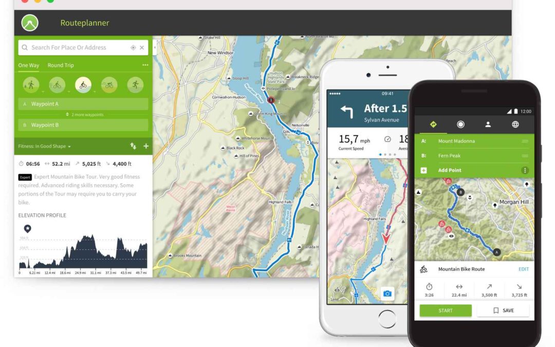 Toonaangevende outdoor-app Komoot vanaf nu in het Nederlands